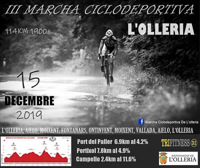 Cartel III Marcha Ciclodeportiva de L'Olleria
