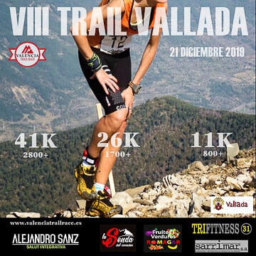 Cartel del VIII Trail de Vallada