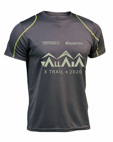 Camiseta del X Trail de Vallada 2020