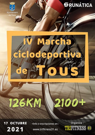Cartel IV Marcha Ciclodeportiva de Tous