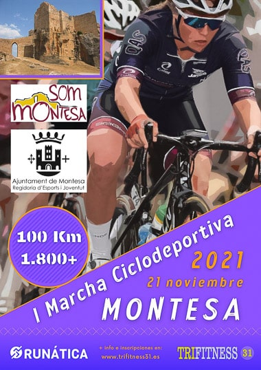 Cartel I Marcha Ciclodeportiva de Montesa