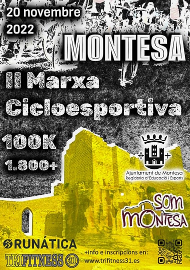 Cartel II Marcha Ciclodeportiva de Montesa