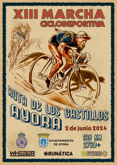 Cartel XIII Marcha Ciclodeportiva Ruta de los Castillos Ayora